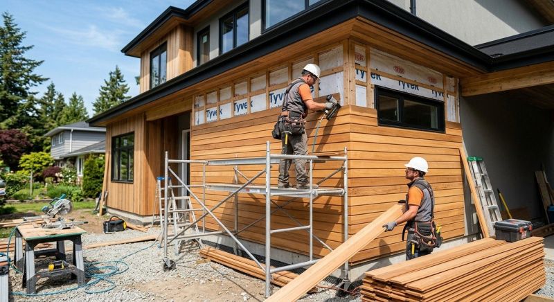 Facade Cladding Installation in Fairfield County, CT
