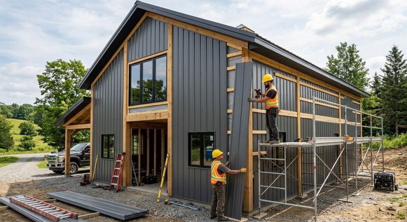 Metal Barn Siding Installation in Norwalk, CT